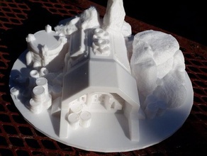 deserto de habitação boardgame gaslands sci-fi gratuito tampo mesa terain wargaming 3d print model - Mito3D