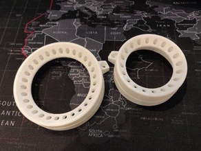 lamborghini murcielago fari anelli kitcar 3d print model - Mito3D