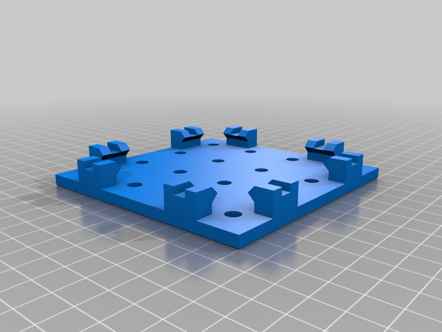 3d printable pegboard panels modular 3D print model - Mito3D