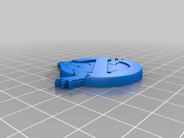 ghostbusters logo single print 3D print model - Mito3D