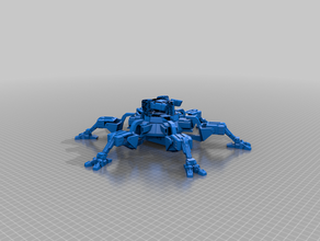 battle mech - vorpal robot di riprogettazione 3d print model - Mito3D