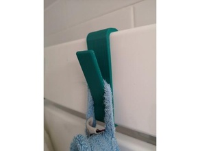 crochet s che serviette cayenne clipsable dryer hook radiator sche-serviette towel 3d print model - Mito3D