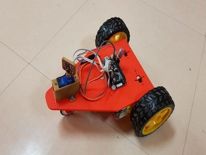 auto 18650 arduino autonomo veicolo batteria encoder esp8266 lidar motore nodemcu robot la robotica il sensore servo sg90 giocattolo tt motor vl53l1x 3d print model - Mito3D