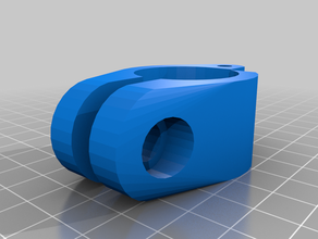 larger handlebar clamps windshield 3d print model - Mito3D