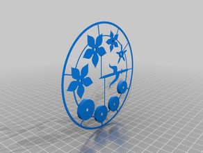 flower puzzle 3d print model - Mito3D