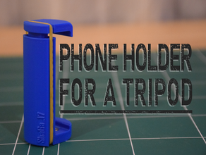 suporte de telefone anexo tripé titular monte montagem do timelapse 3d print model - Mito3D