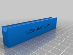 acr pipe slope guide 3d print model - Mito3D