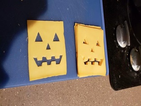 jack'o'burger cheese cutter cheeseburger cookie halloween pumpkin sliced 3d print model - Mito3D