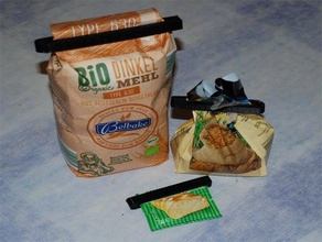 customizable bag clip seal 3d print model - Mito3D