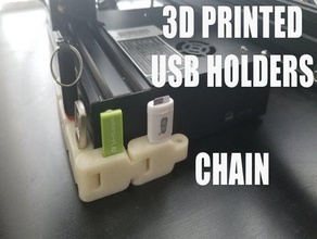 usb holder chain 3d print model - Mito3D