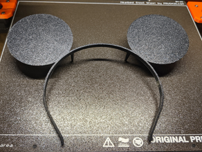 orelha de rato cabeça traje mouse orelhas 3d print model - Mito3D