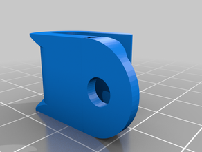 small wall mount j hook 3d print model - Mito3D