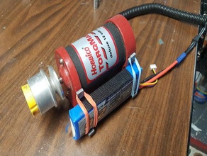 rc starter battery holder torqmaster 3d print model - Mito3D