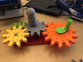 magnetic gear pin gears 3d print model - Mito3D
