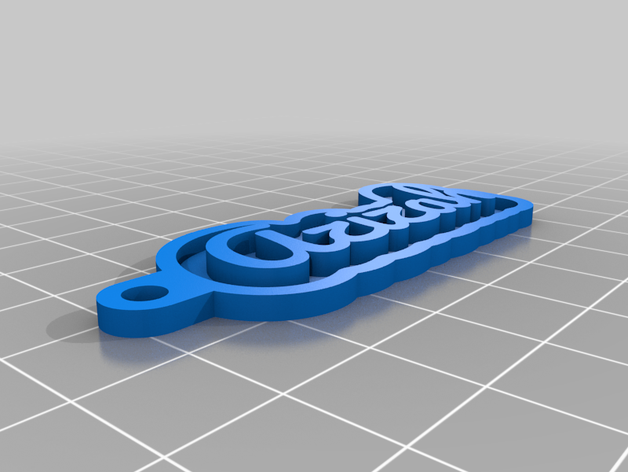 azizah personnalisé 3D print model - Mito3D