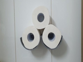 WC-Papier-cloud-Halter cloud WC WC-Papier Halter 3d print model - Mito3D