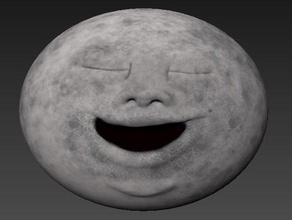 de la risa luna planeta sistema solar 3d print model - Mito3D