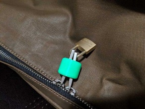 zipper lock hasp 3d print model - Mito3D