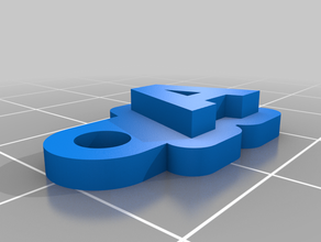 keychain kundengebundene 3d print model - Mito3D