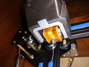 ender 2 3d ventilador de enfriamiento del conducto la tapa creality 3d print model - Mito3D