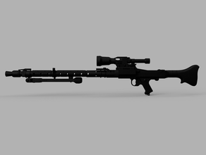star wars dlt-19x blaster mg-34 biker scout mg34 Gewehr Roller trooper sniper sniper-Gewehr starwars 3d print model - Mito3D