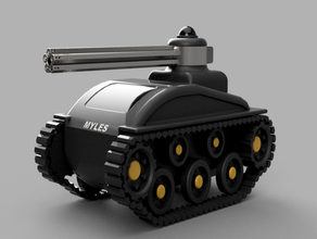 das Modell tank Maschine Roboter Waffe 3d print model - Mito3D