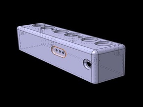 nixie clock case nixiediy kit in-18 3d print model - Mito3D