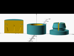 snap fastener generatore la spina presa di corrente 3d print model - Mito3D