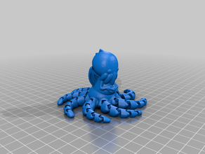 octocthulhu cthulhu lovecraft lovecraftian o mito octo polvo 3d print model - Mito3D