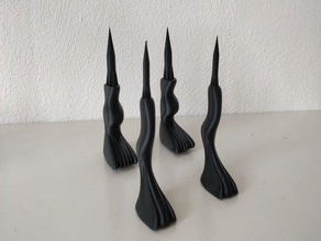 haloween kabak bacaklar 3dprintable kutlama yaratık Cadılar Bayramı balkabağı 3d print model - Mito3D
