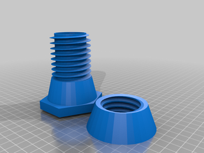 ender2-filament-adapter creality ender 2 spool holder 3d print model - Mito3D