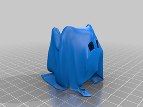 cute kitty ghost 3d print model - Mito3D