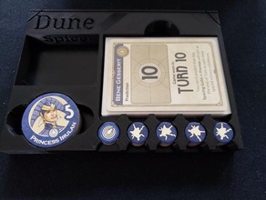 dune faction titulaire d'organisateur de jeu plateau insérer 3d print model - Mito3D