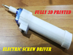 fully printed electrical screwdriver using servo motor 9g diy electric 3d sg90 3d print model - Mito3D