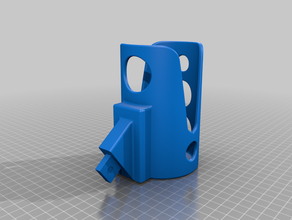 paddle board water bottle holder fcs plug 3d print model - Mito3D