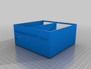 raspberry pi caso raid1 + ups chapéu raid framboesa 3 3d print model - Mito3D
