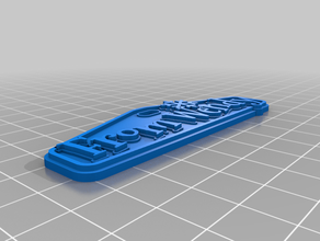 wendy gift tag customized 3d print model - Mito3D