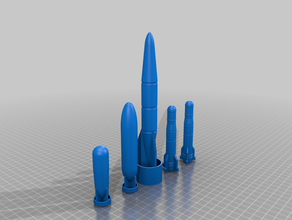 bomb collection 02 bombs 3d print model - Mito3D