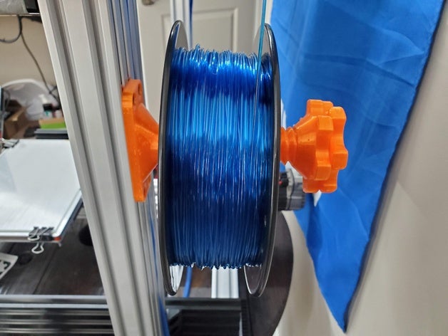 makara tutucu openbuilds ekstruzyon monte edin filament biriktirme spoolholder 3D print model - Mito3D