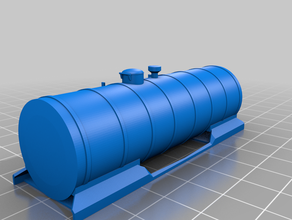 carro cisterna uh sd 187 h0 scala modellini di treni 3d print model - Mito3D