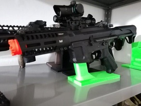 arp9 g&g simple stand v1 airsoft arp 9 rifle softair 3d print model - Mito3D