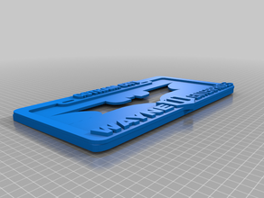 batman-Lizenz-Rahmen led-Leuchten 3d print model - Mito3D