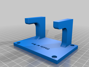 compact skateboard rack 3d print model - Mito3D