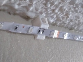 10mm-led Licht-strip-Pin-Halter led-clip led-Halter die led-Beleuchtung led-Beleuchtung-clip led-Streifen Reißzwecke 3d print model - Mito3D