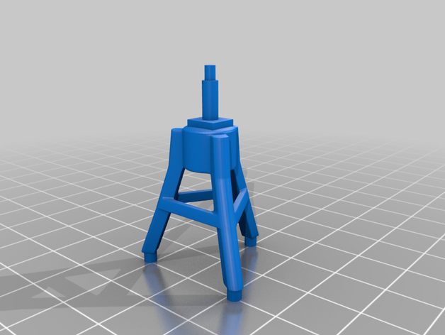 tripod jack rc car stand 3D print model - Mito3D