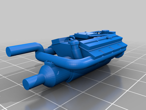 motore di barca la rc auto 3d print model - Mito3D