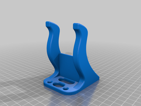 guitar wall mount 1 4in smaller 3d print model - Mito3D