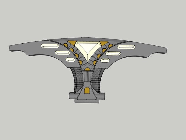 stargate universe gate chevron 3D print model - Mito3D