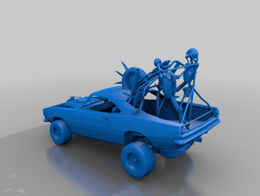 dementor chariot - gaslands 28mm orks 3d print model - Mito3D