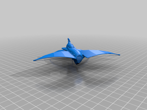glider - steampunk kite 3d print model - Mito3D